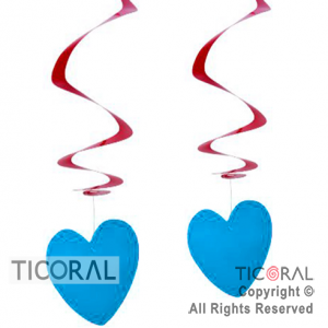 ADORNO R631 ESPIRAL CON CORAZON x 2